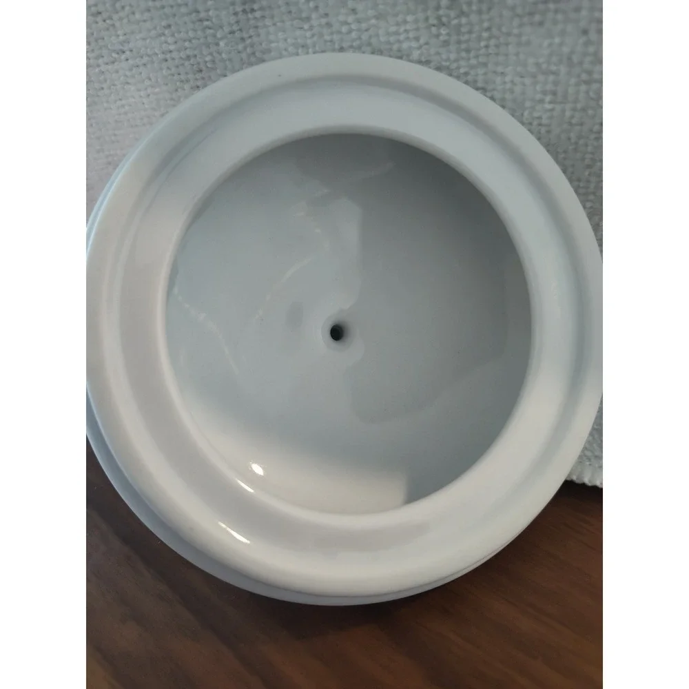 Pottery Barn Great White Sugar Bowl and Creamer Set White Porcelain Coffee Tea